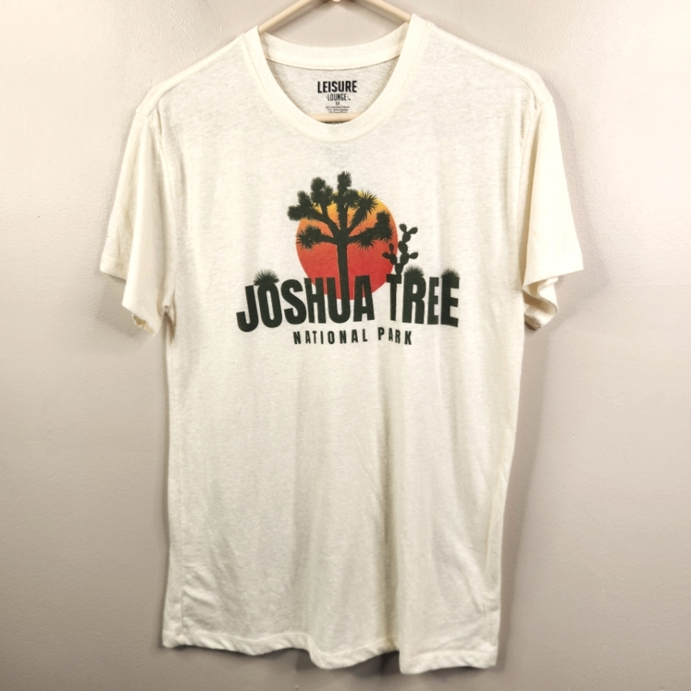 Leisure Lounge Joshua Tree National Park Short Sleeve Slub Knit Tee Medium